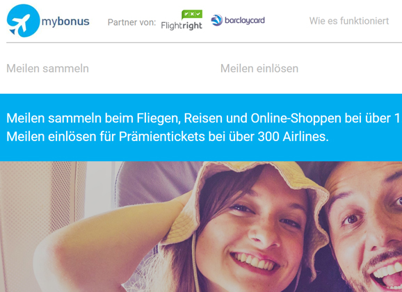 Neues deutsches Meilen-Programm mybonus ist gestartet Neues deutsches Meilen-Programm mybonus ist gestartet