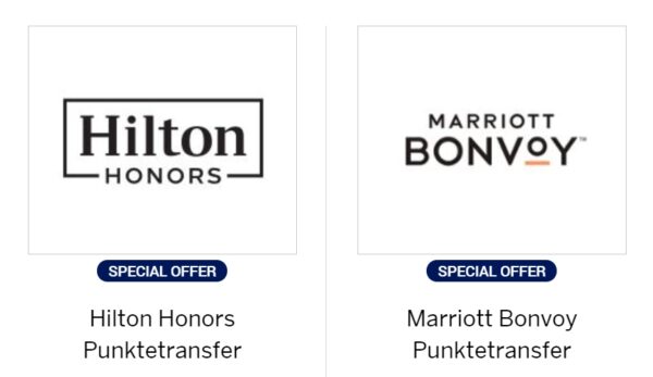 30 % Transfer Bonus von Membership Rewards zu Hilton Honors und Marriott Bonvoy Oktober 2021 BG